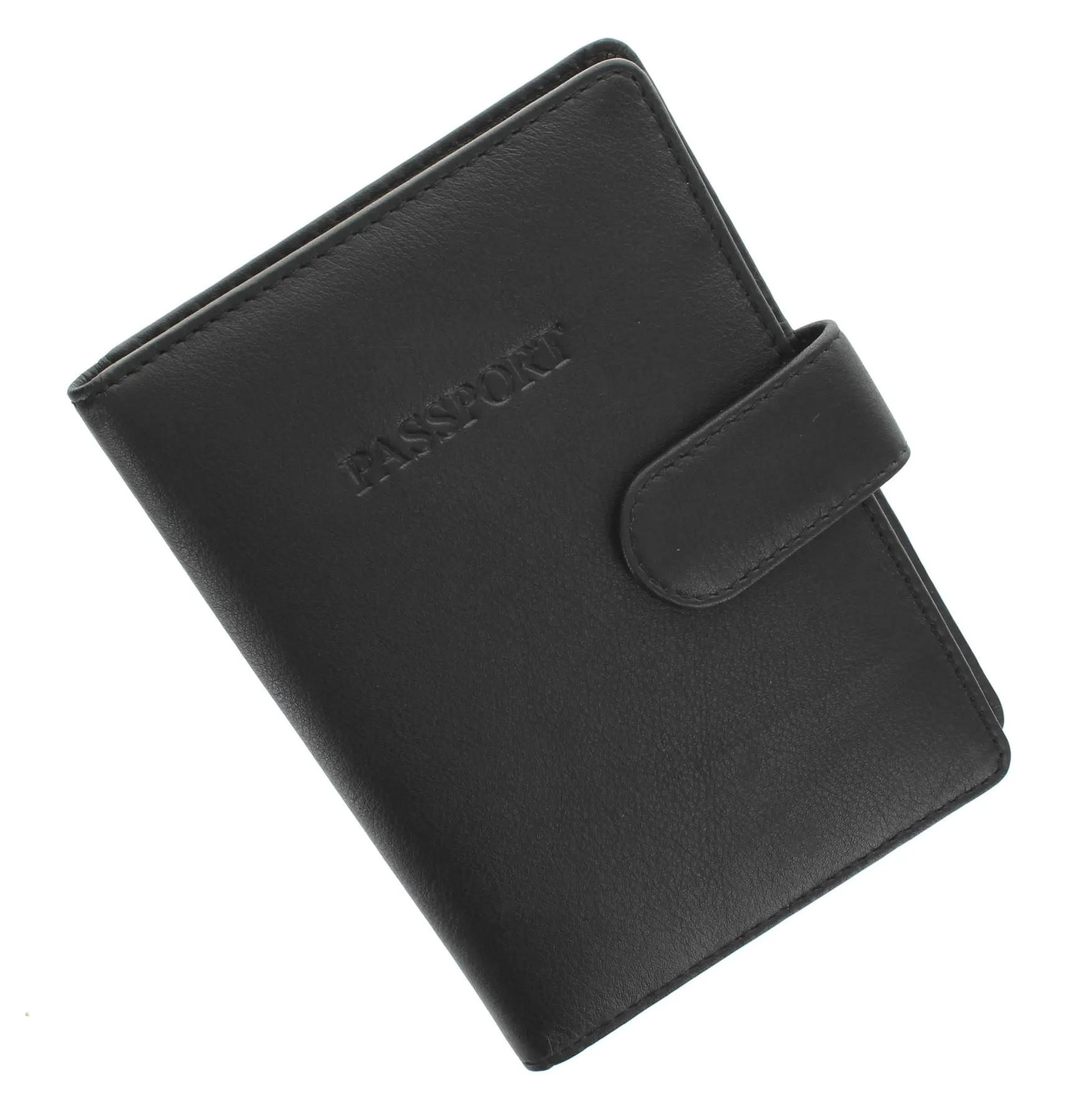 Visconti Bond Collection ODDJOB Leather Passport Holder With Tab Closure RFID blocking BD15