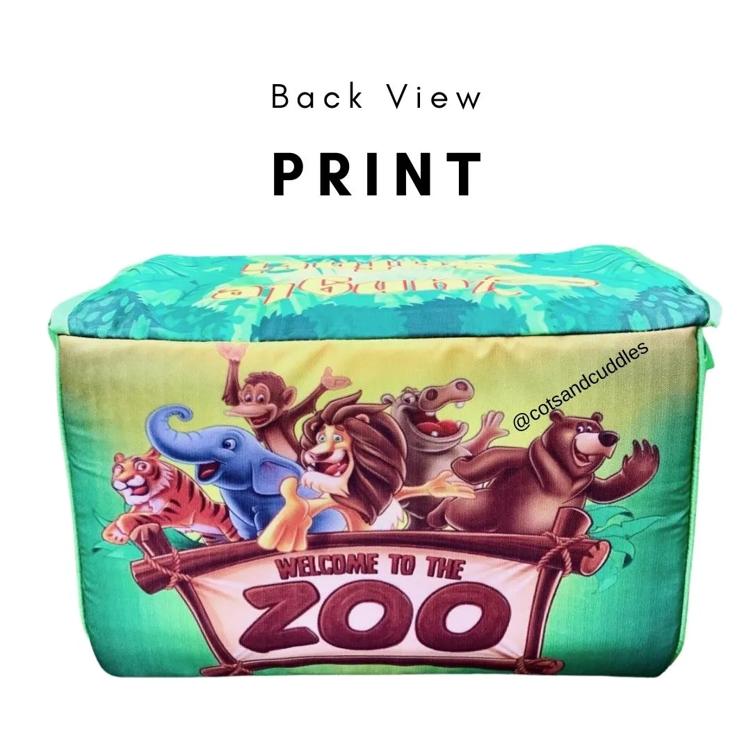 Wheeled Wonderland: Multipurpose Toy Storage Bag (The Zoo)