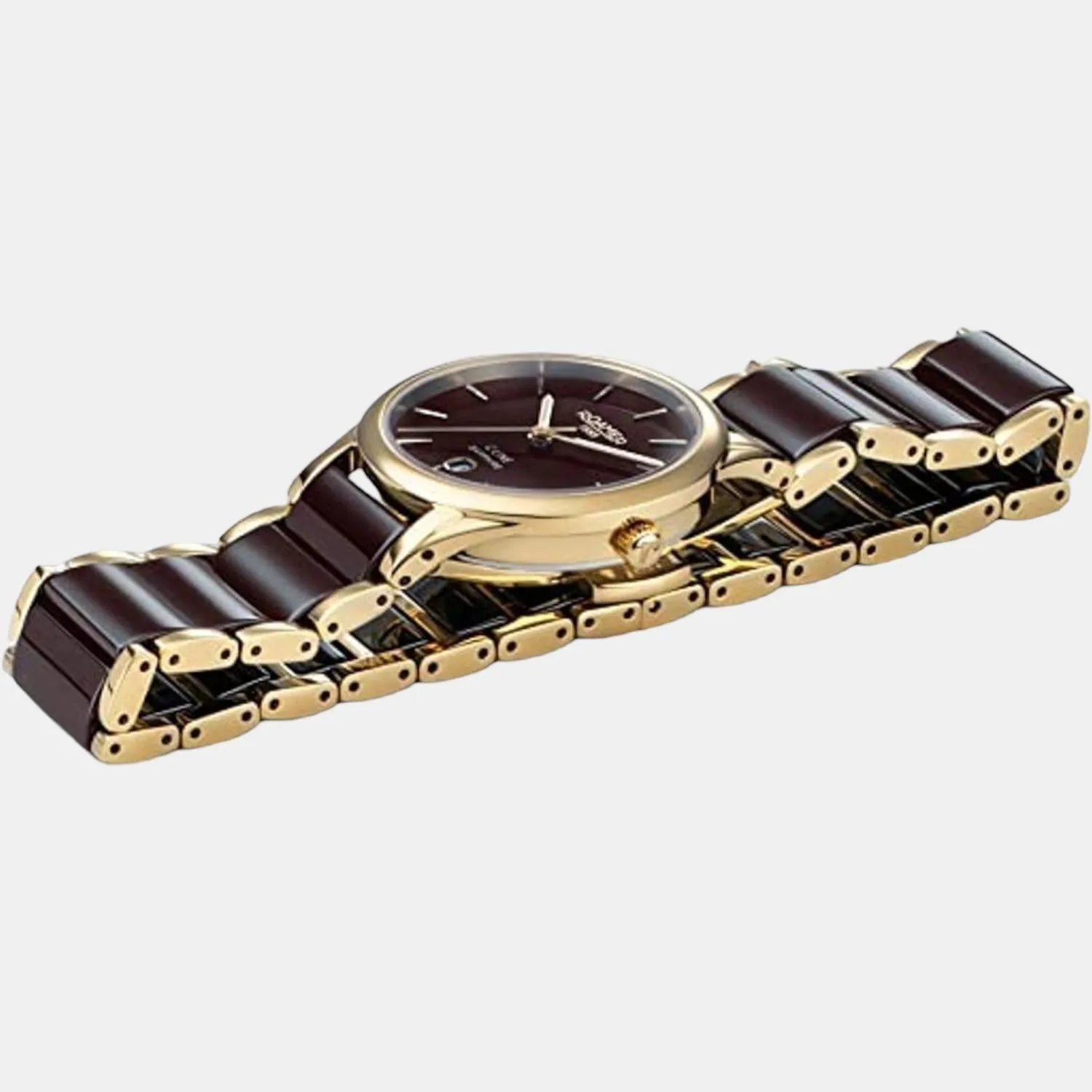 Women's Brown Analog Ceramic Watch 658844 48 65 63