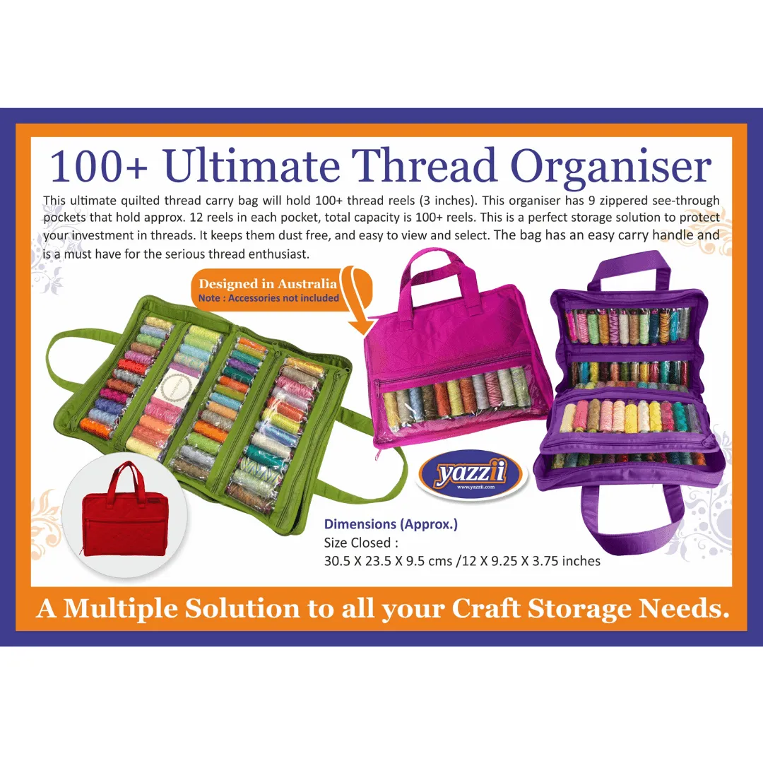 Yazzii Ultimate Thread Organizer 100 Royal Blue CA635RB